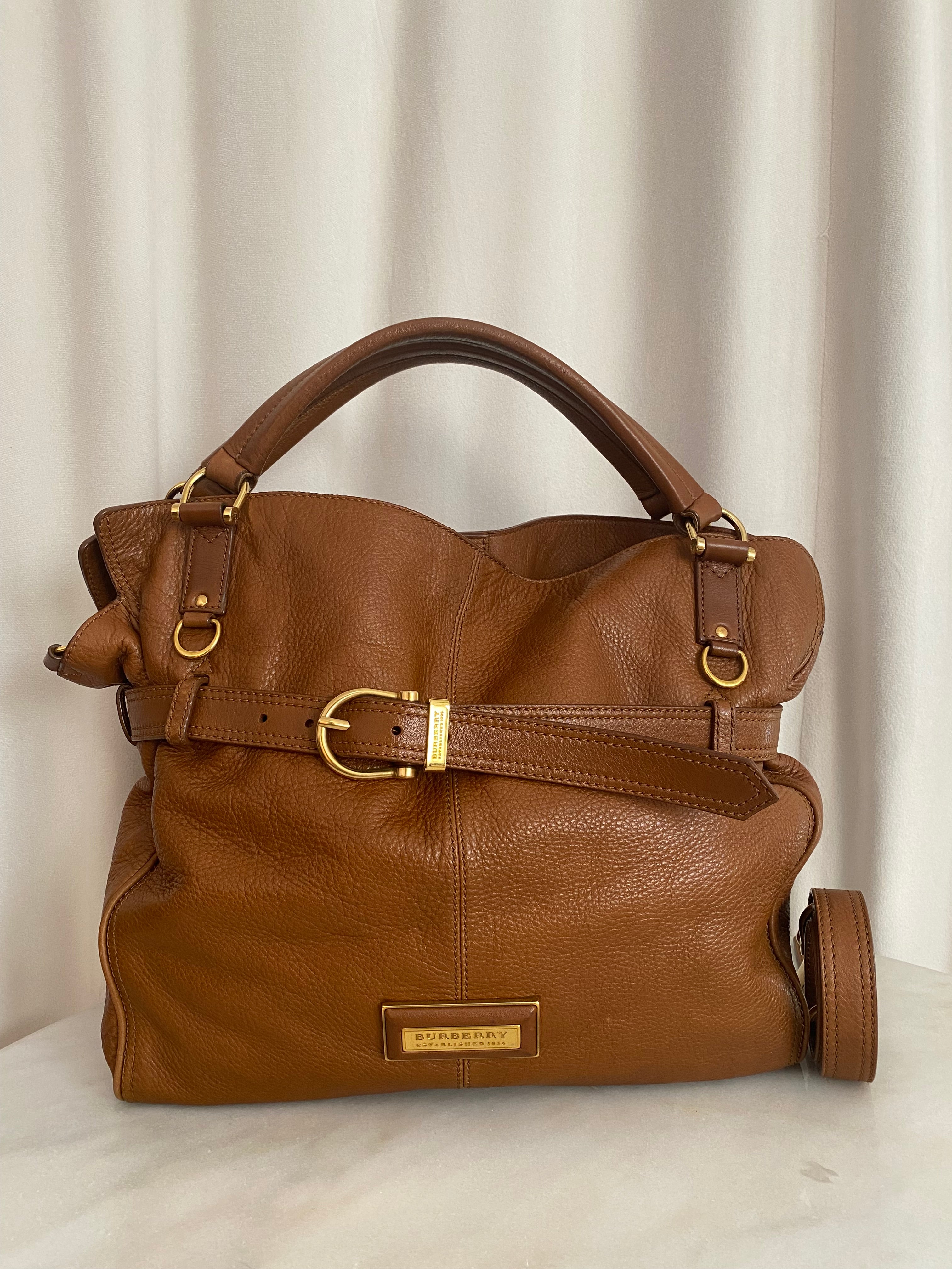 Burberry Camel Shoulder Bag