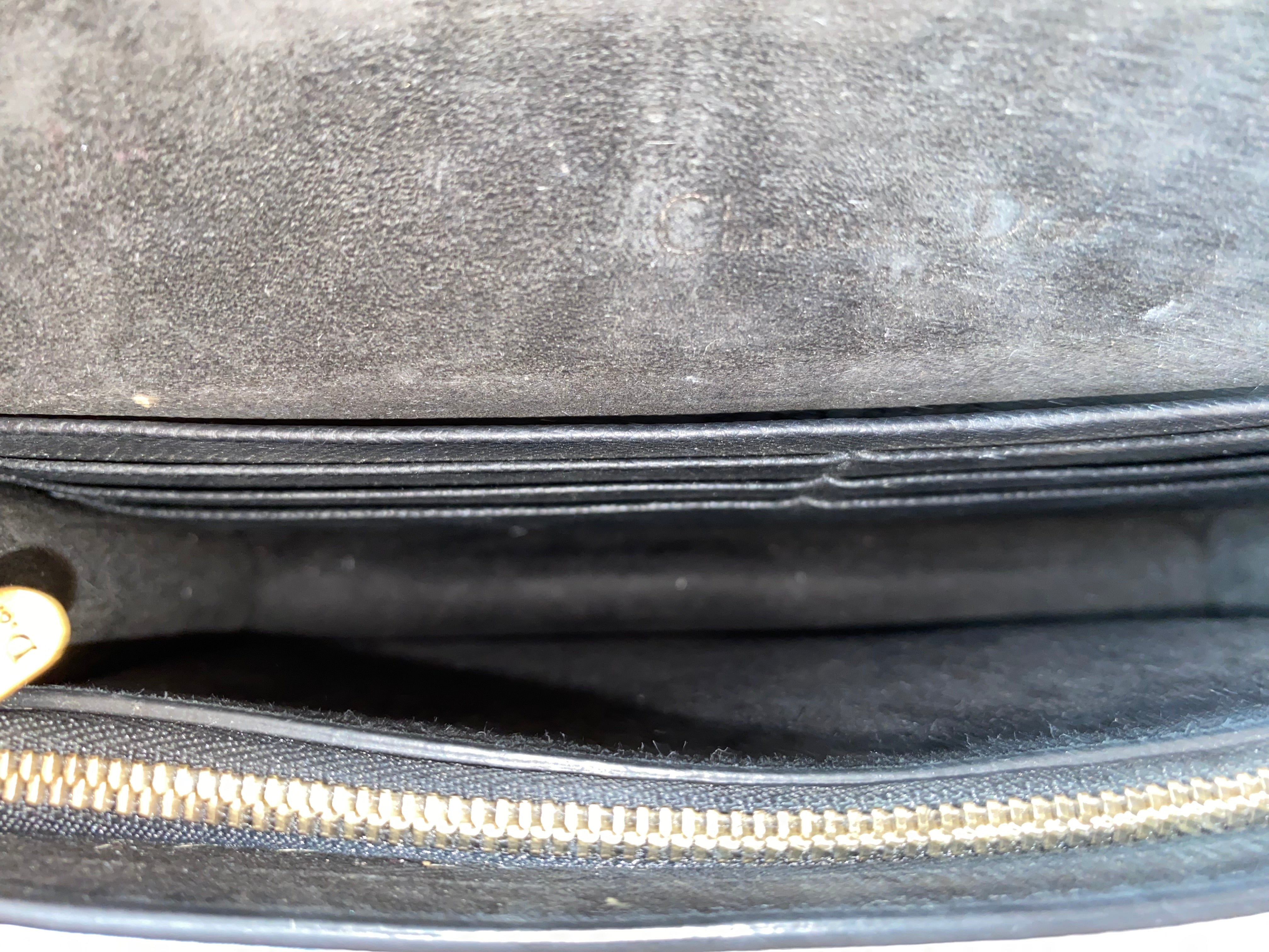 Christian Dior Black Saddle Crossbody Pouch