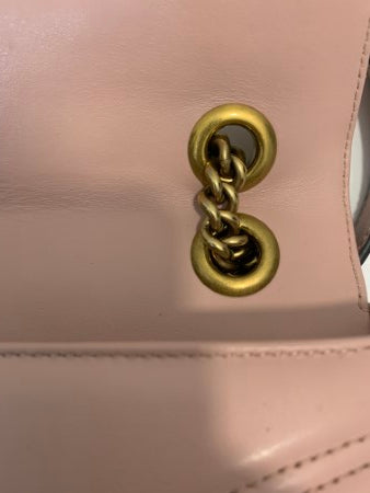 Gucci Powder Pink GG Marmont Small Bag