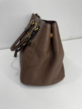 Prada Brown Vitello Phenix Bag