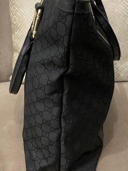 Gucci Black GG Tote Bag