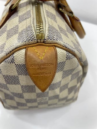 Louis Vuitton Azur Speedy 25 Bag