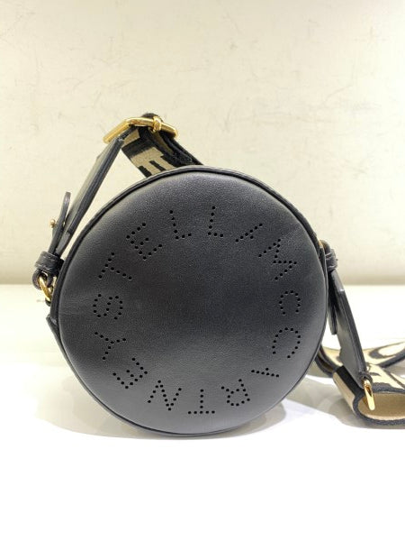 Stella Mccartney Black Round Crossbody Bag