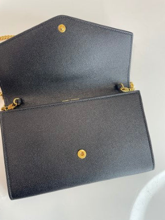 YSL Black Uptown Crossbody Bag