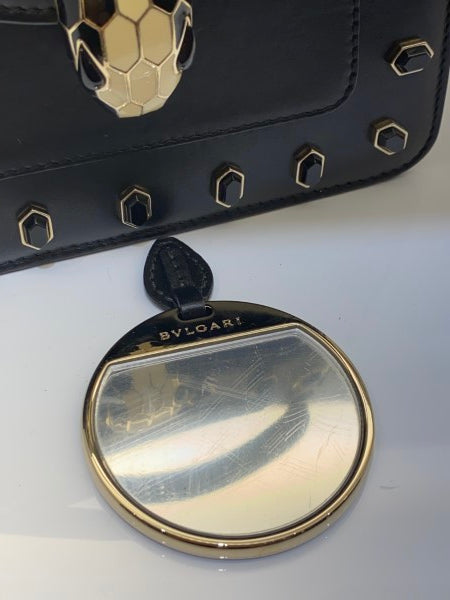 Bvlgari Black Serpenti Forever Crossbody Bag