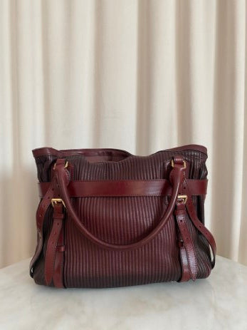 Burberry Brown Bridle Tote Bag