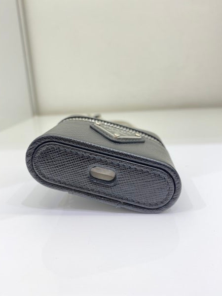 Prada Black Logo Airpods Case