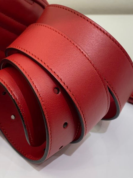 Gucci Red Marmont Belt Bag