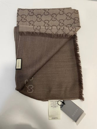 Gucci Dark Brown GG Shawl