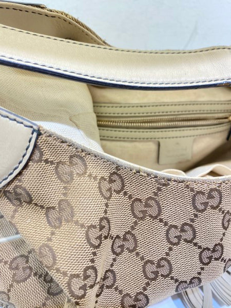 Gucci Bicolor GG Emily Hobo Bag