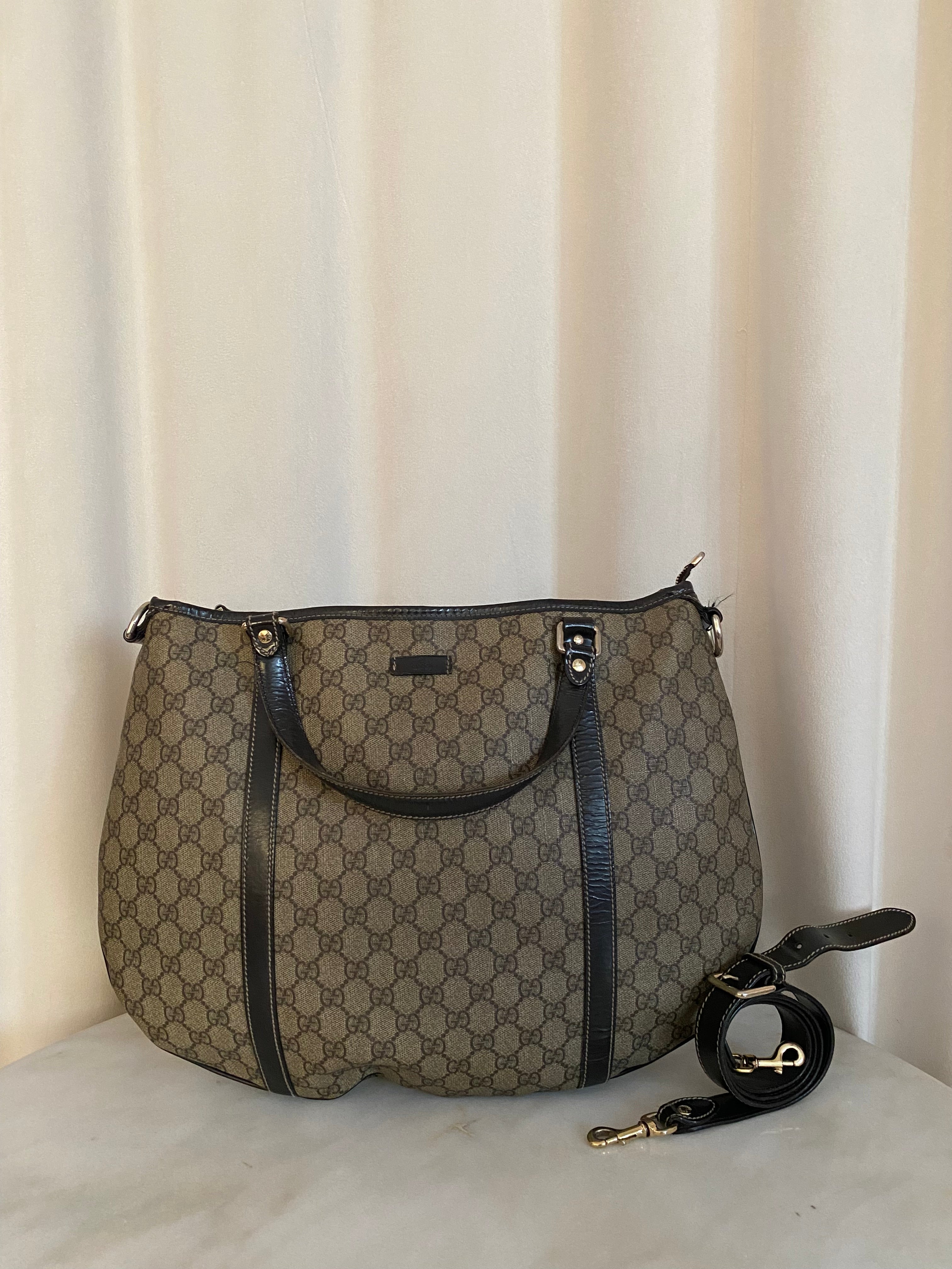 Gucci Brown Nice GG Tote Bag