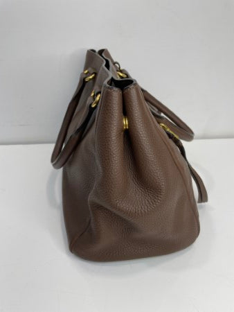 Prada Brown Vitello Phenix Bag