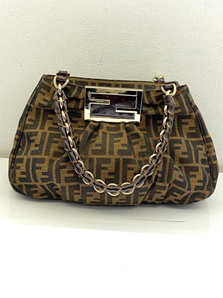 Fendi Brown FF Shoulder Bag