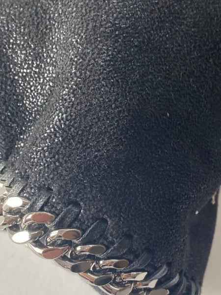 Stella Mccartney Black Floral Falabella Bag