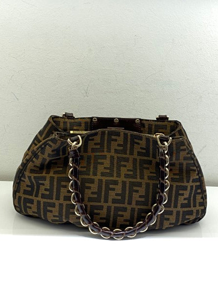 Fendi Brown FF Shoulder Bag