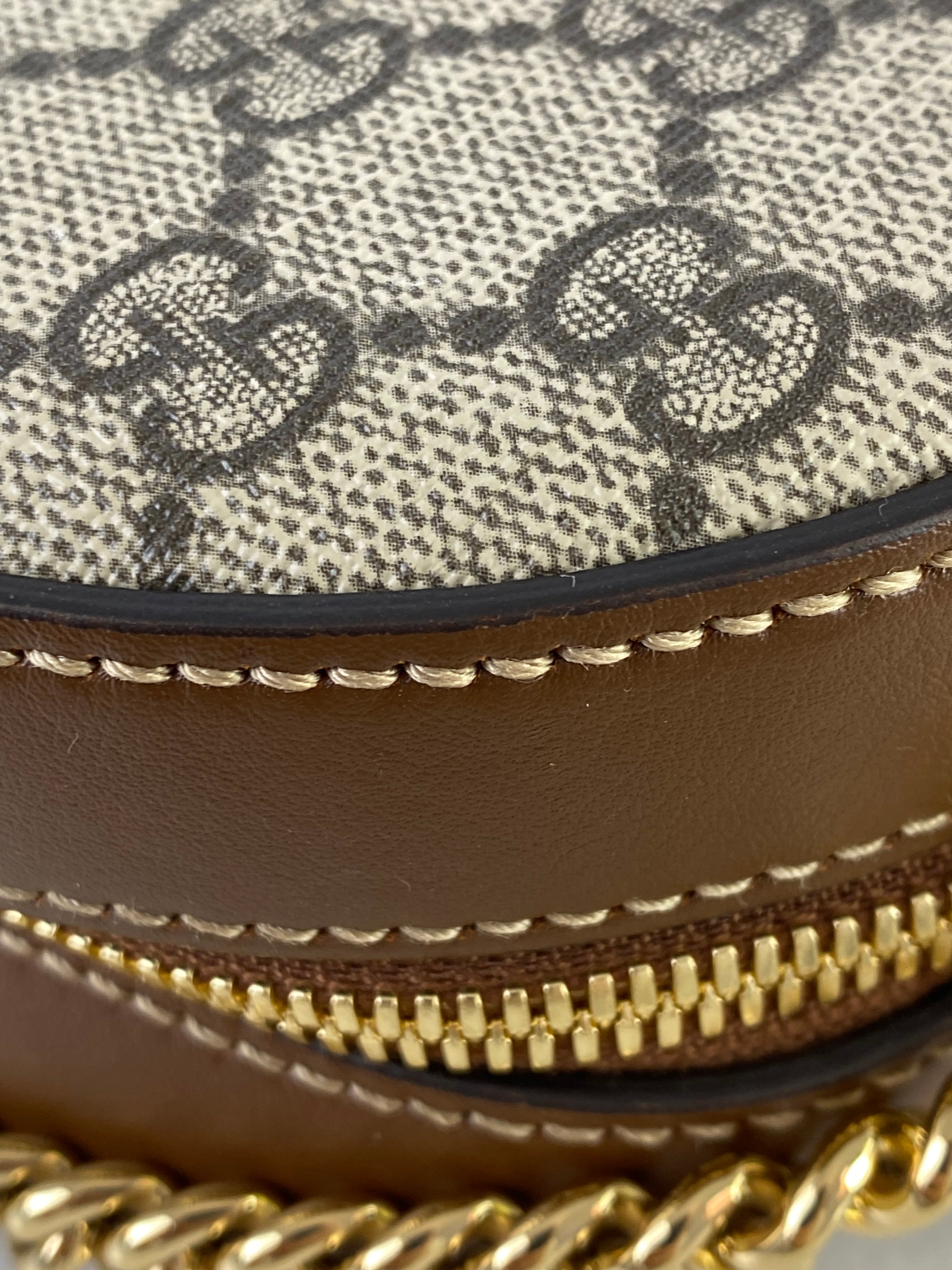 Gucci Brown GG Camera Crossbody Bag