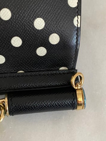 Dolce & Gabbana Bicolor Dots Polka Sicily Medium Bag