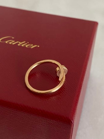 Cartier 18K Yellow Gold Small Model Juste Un Clou Ring 49