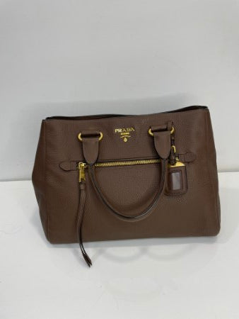 Prada Brown Vitello Phenix Bag