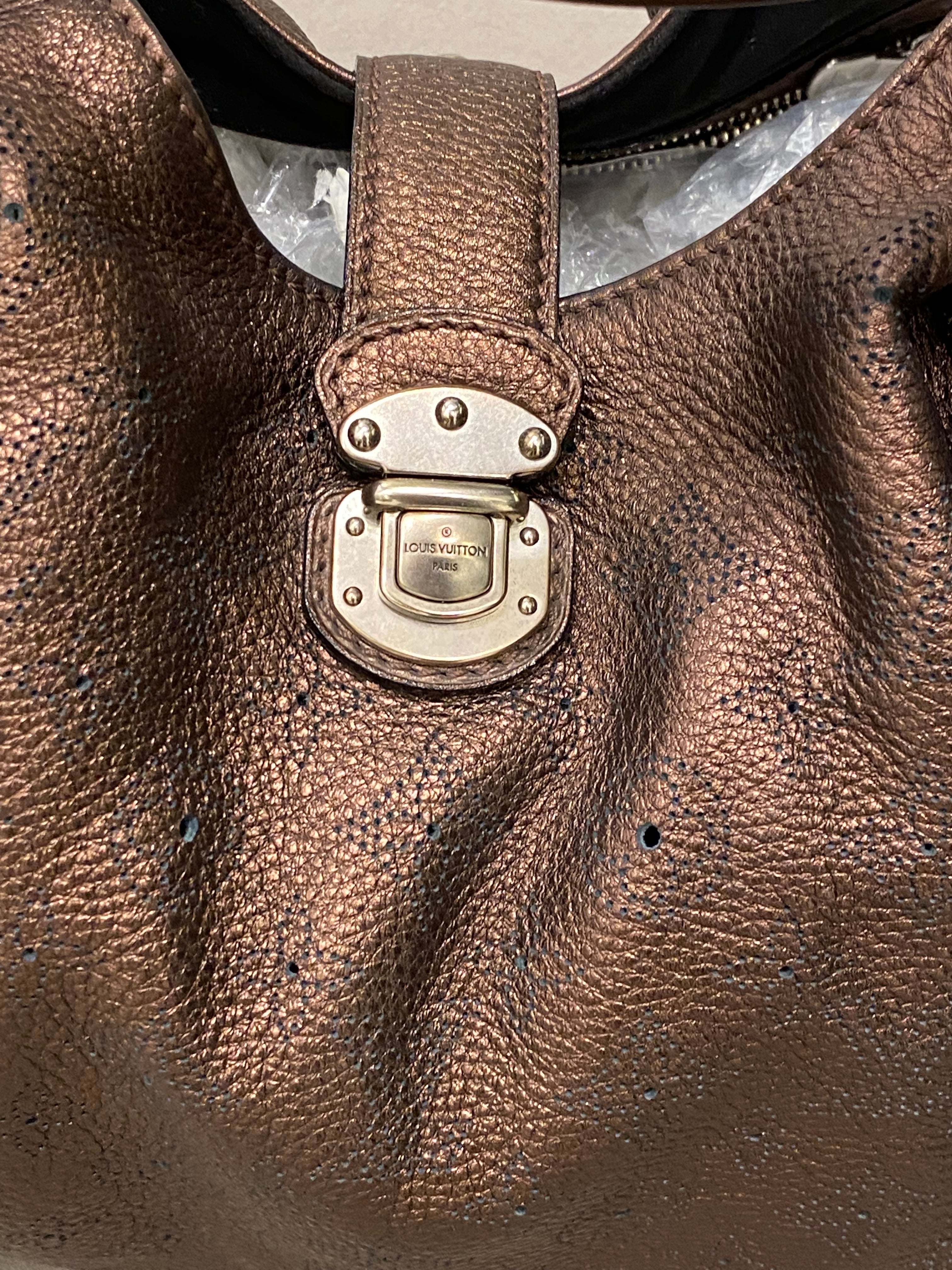 Louis Vuitton Brown Mahina Hobo Bag