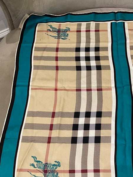 Burberry Bicolor Haymarket Square Scarf