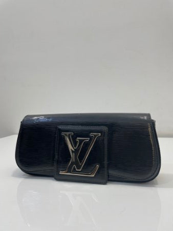 Louis Vuitton Black Vernis Sobe Clutch