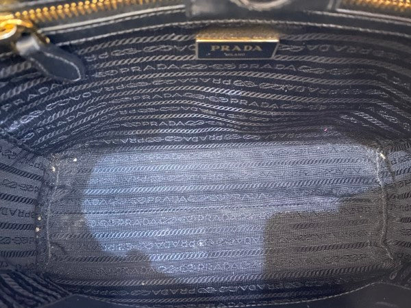 Prada Black Top Handle Tote Bag