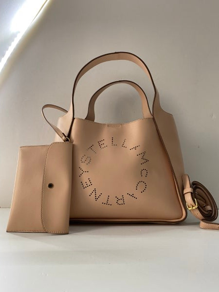 Stella Mccartney Pink Logo Tote Bag