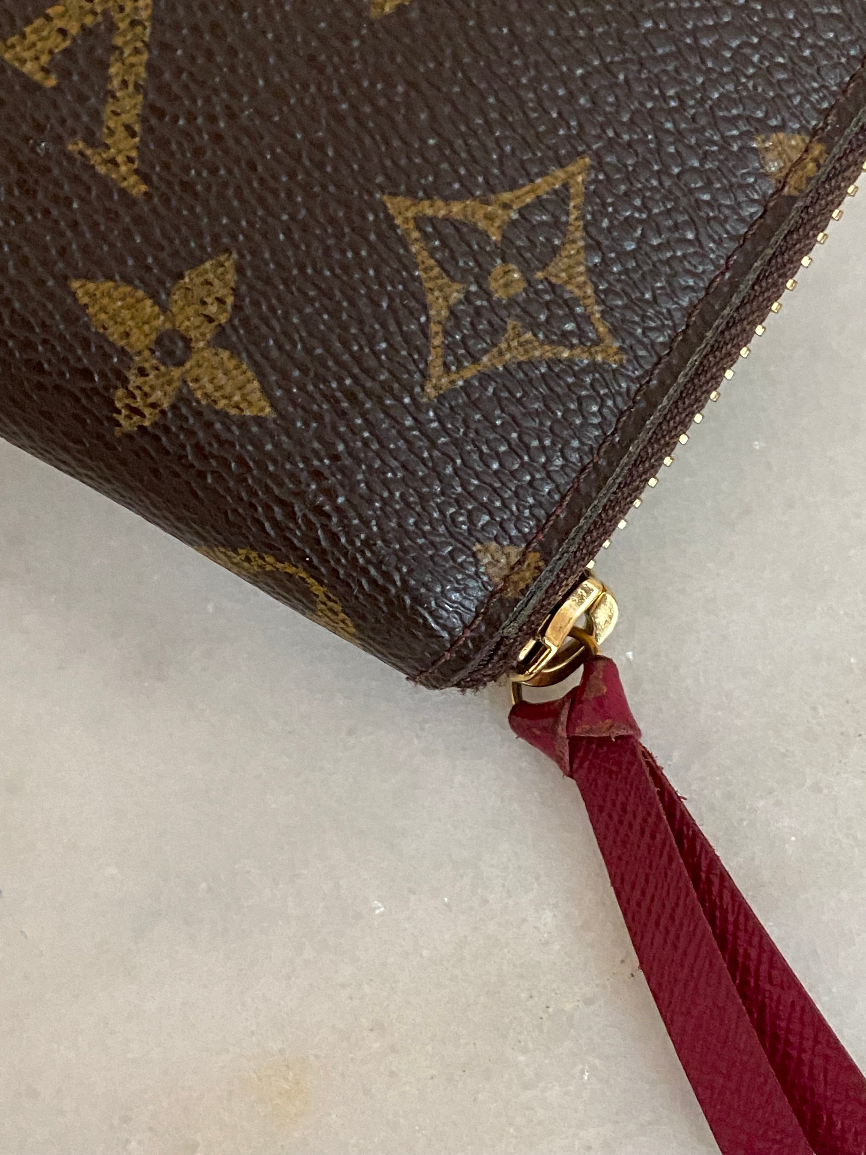 Louis Vuitton Monogram Clemence Long Zip Wallet