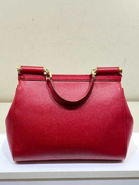 Dolce & Gabbana Red Medium Sicily Bag