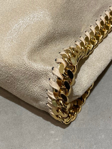 Stella Mccartney Beige Falabella large Tote Chain Bag