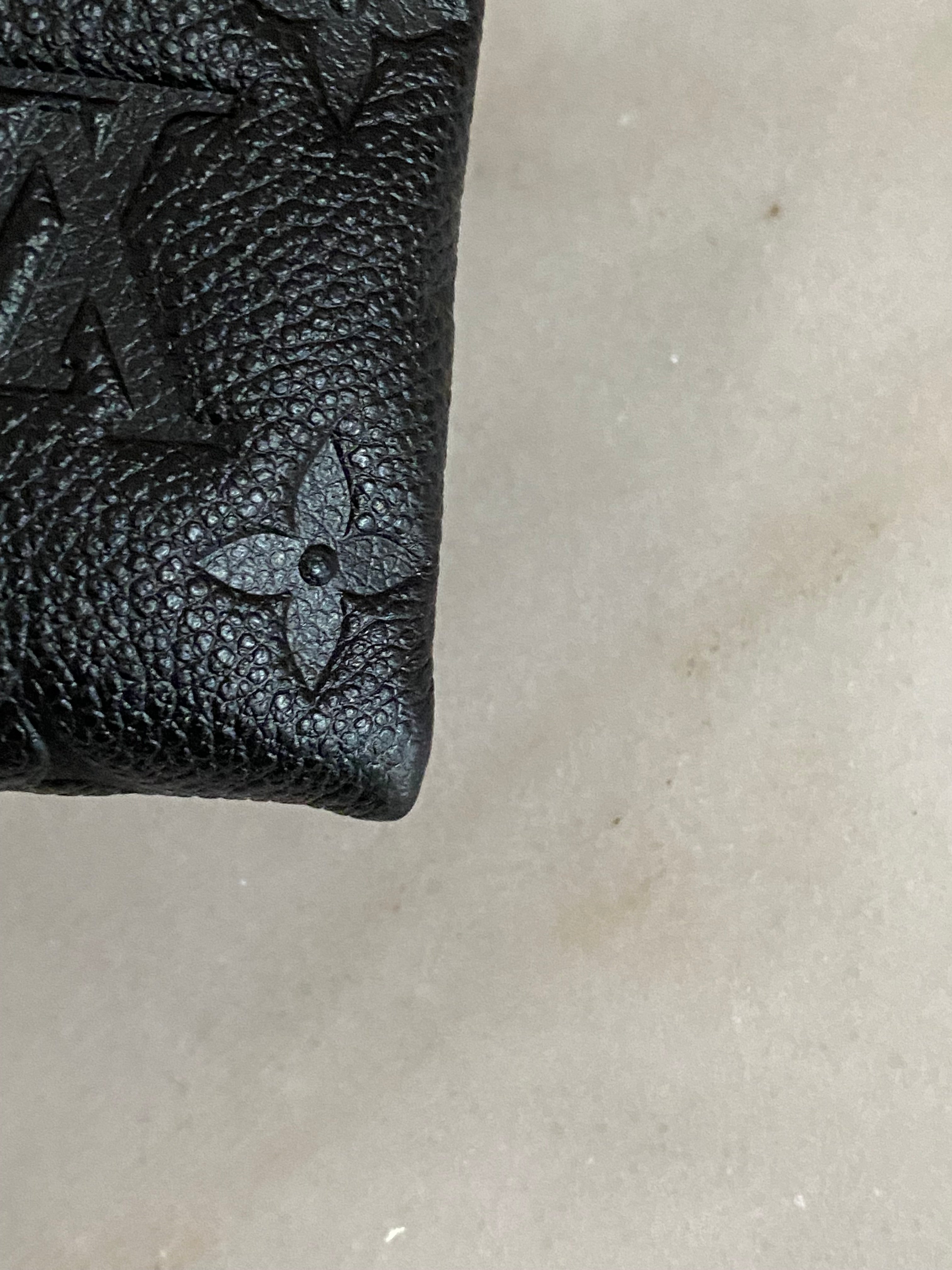 Louis Vuitton Black Monogram Empreinte Daily Pouch