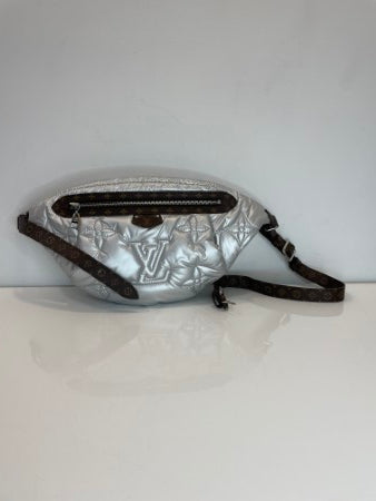 Louis Vuitton Monogram Silver Maxi Bumbag