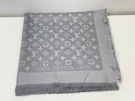 Louis Vuitton Grey Monogram Scarf