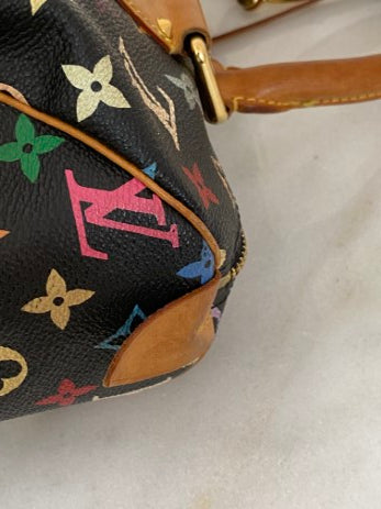 Louis Vuitton Black Multicolor Monogram Speedy 30 Bag