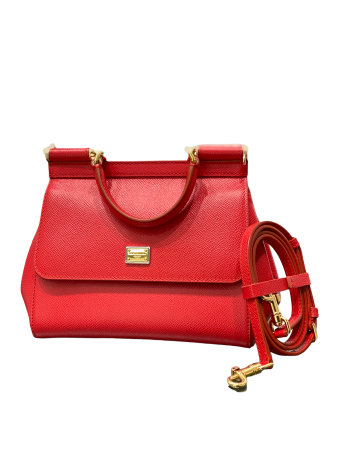 Dolce & Gabbana Red Sicily Small Bag