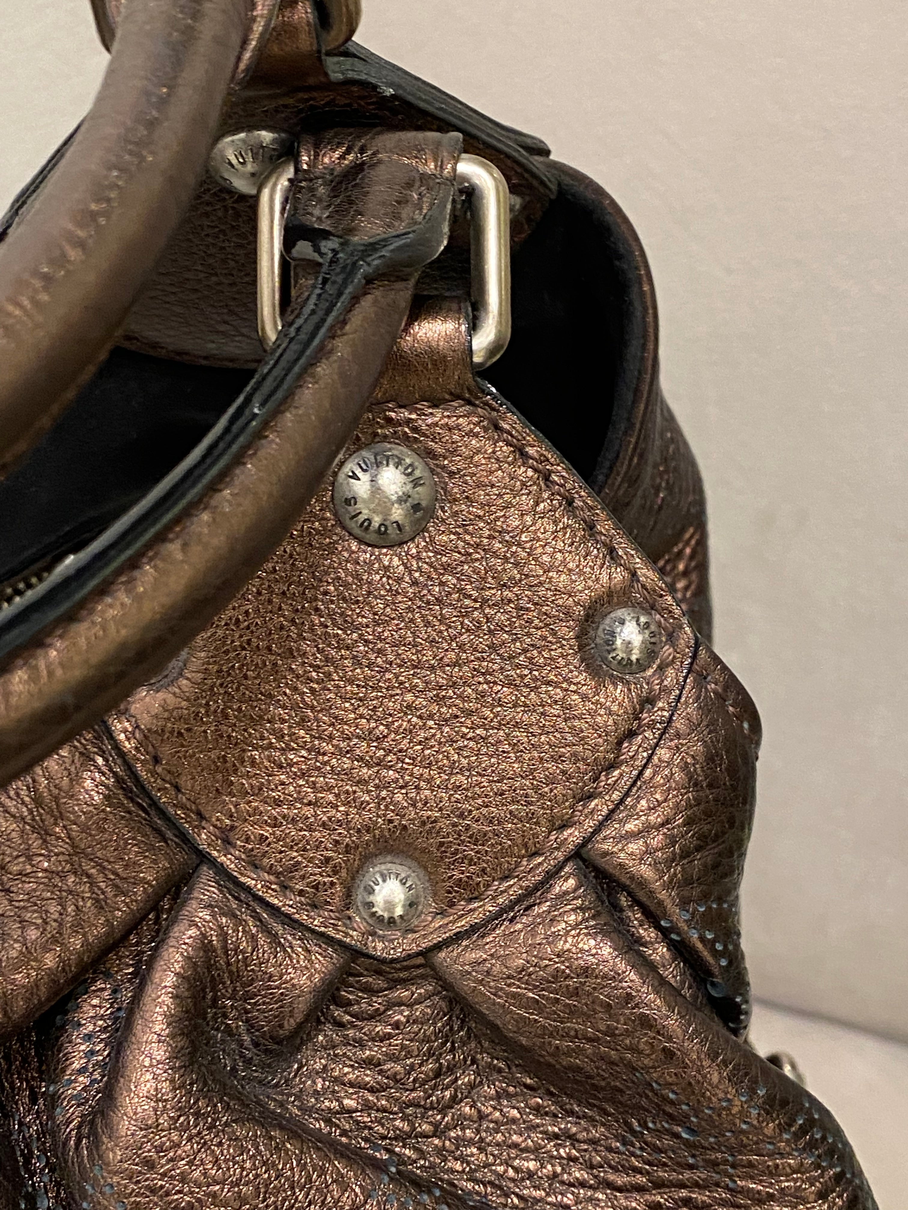 Louis Vuitton Brown Mahina Hobo Bag