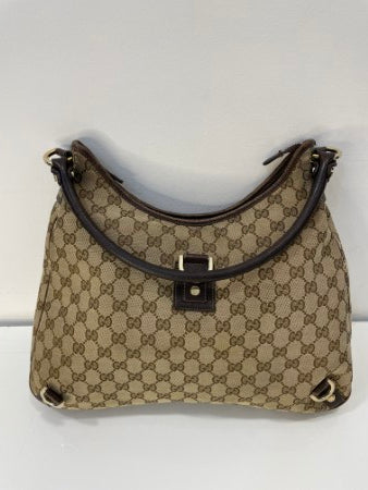 Gucci Brown GG Abbey Medium Hobo Bag