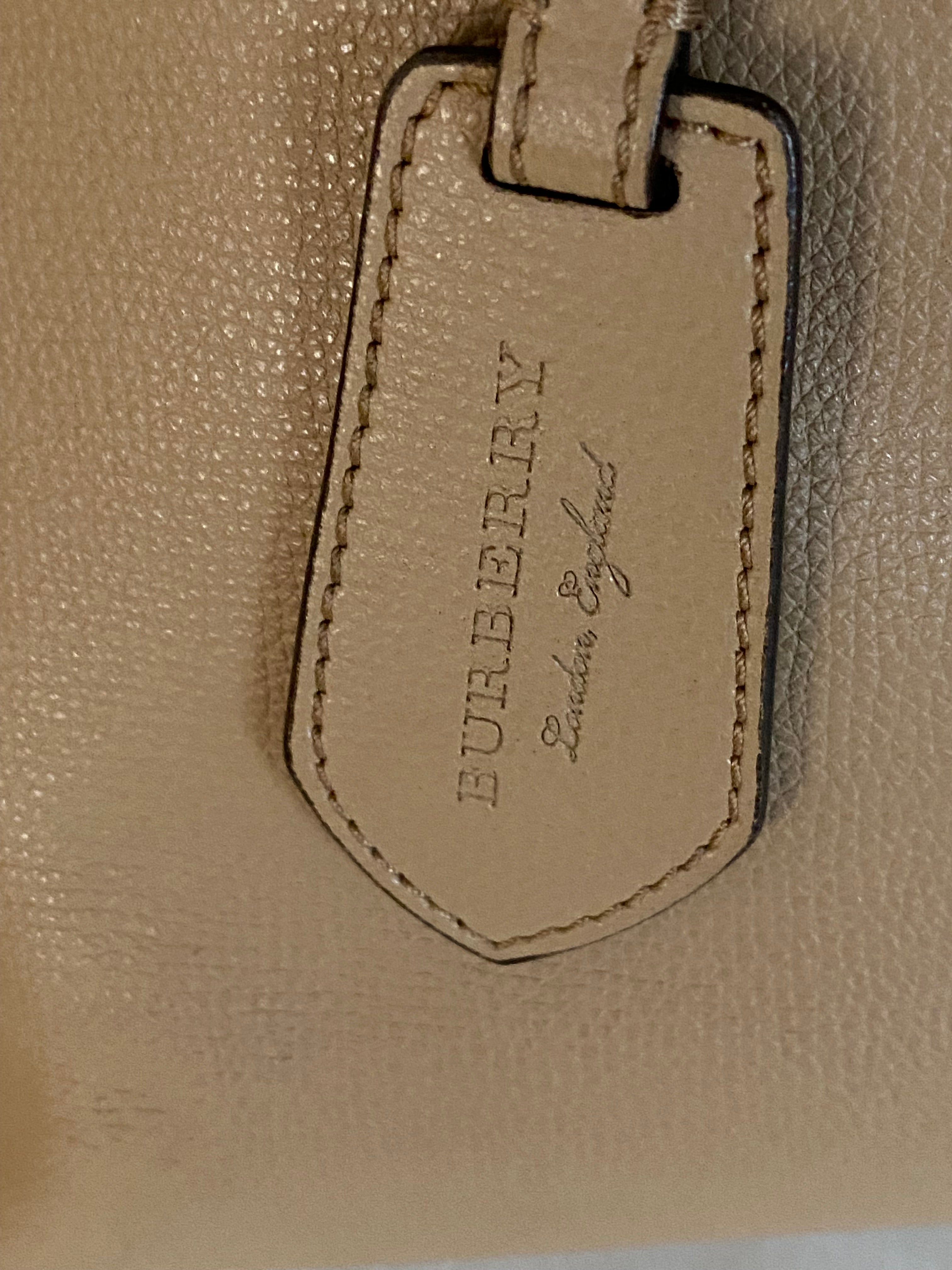 Burberry Beige Reversible Shoulder Bag