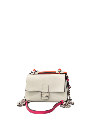 Fendi Tricolor Baguette FF Double Sided Bag