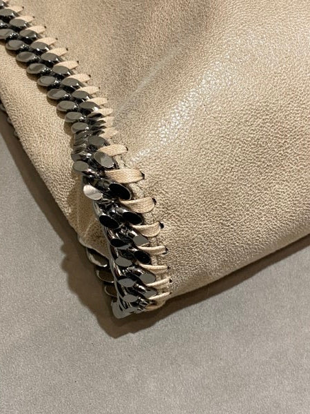 Stella Mccartney Beige Falabella large Tote Chain Bag