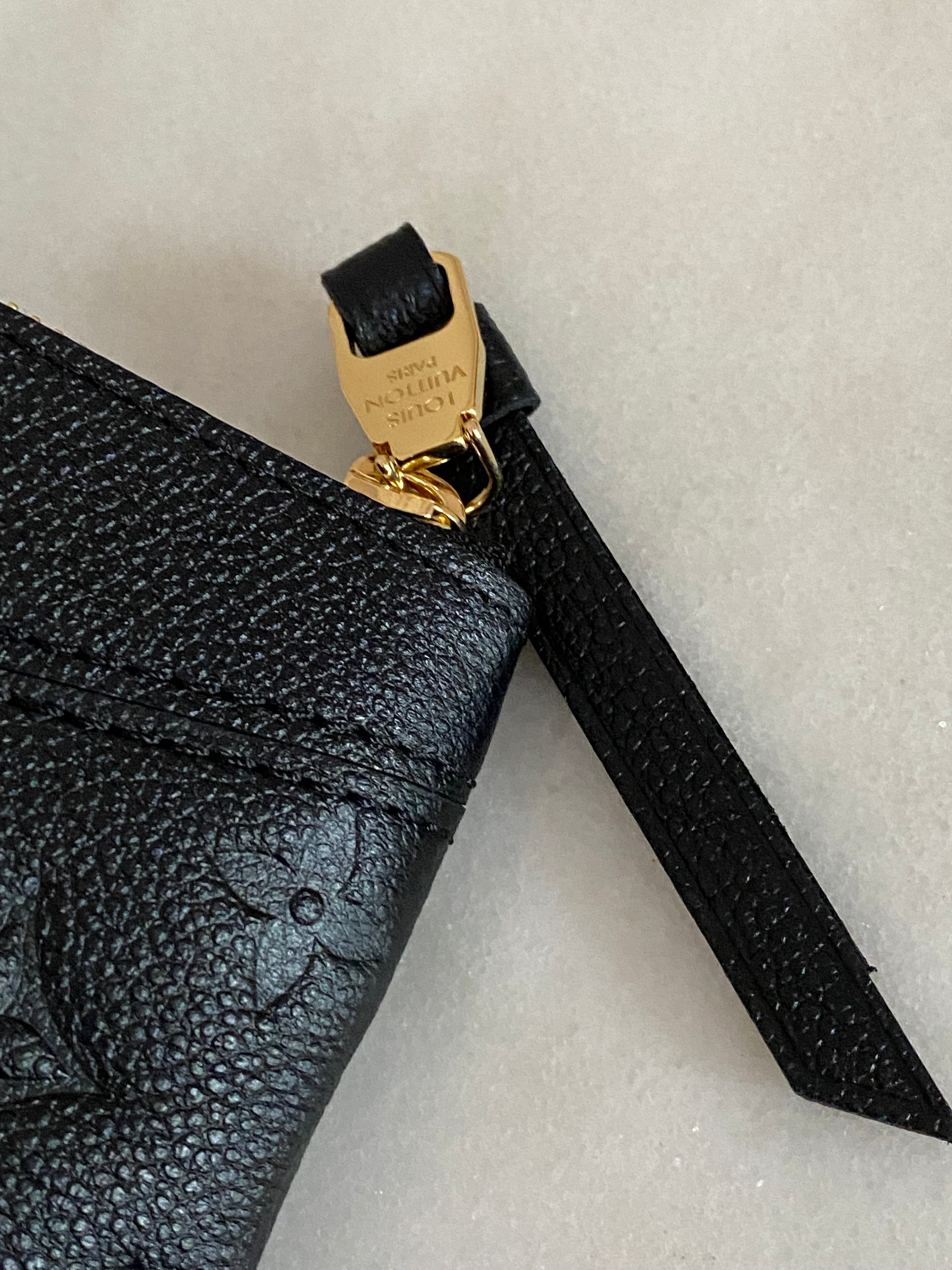 Louis Vuitton Black Monogram Empreinte Daily Pouch