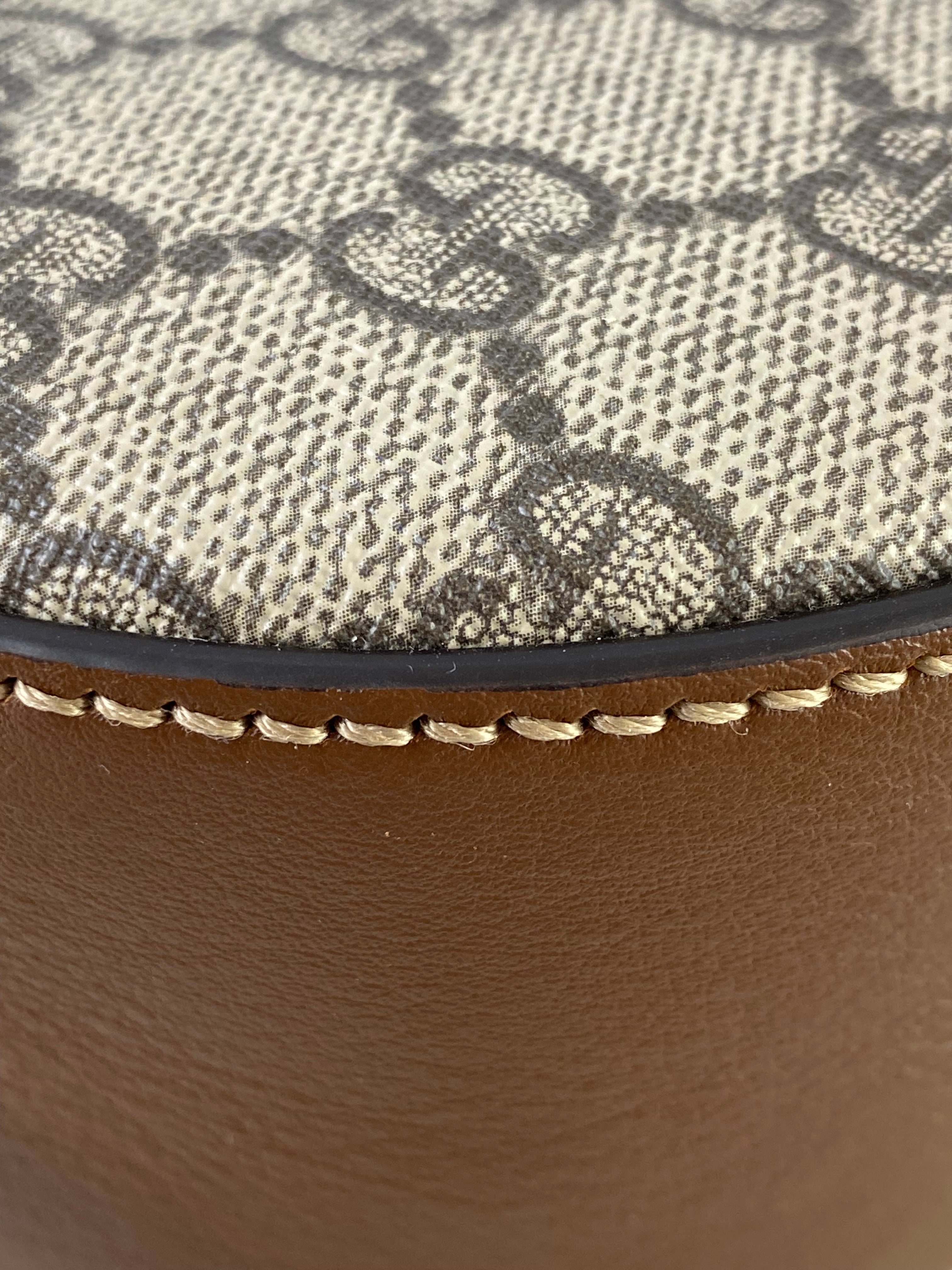 Gucci Brown GG Camera Crossbody Bag