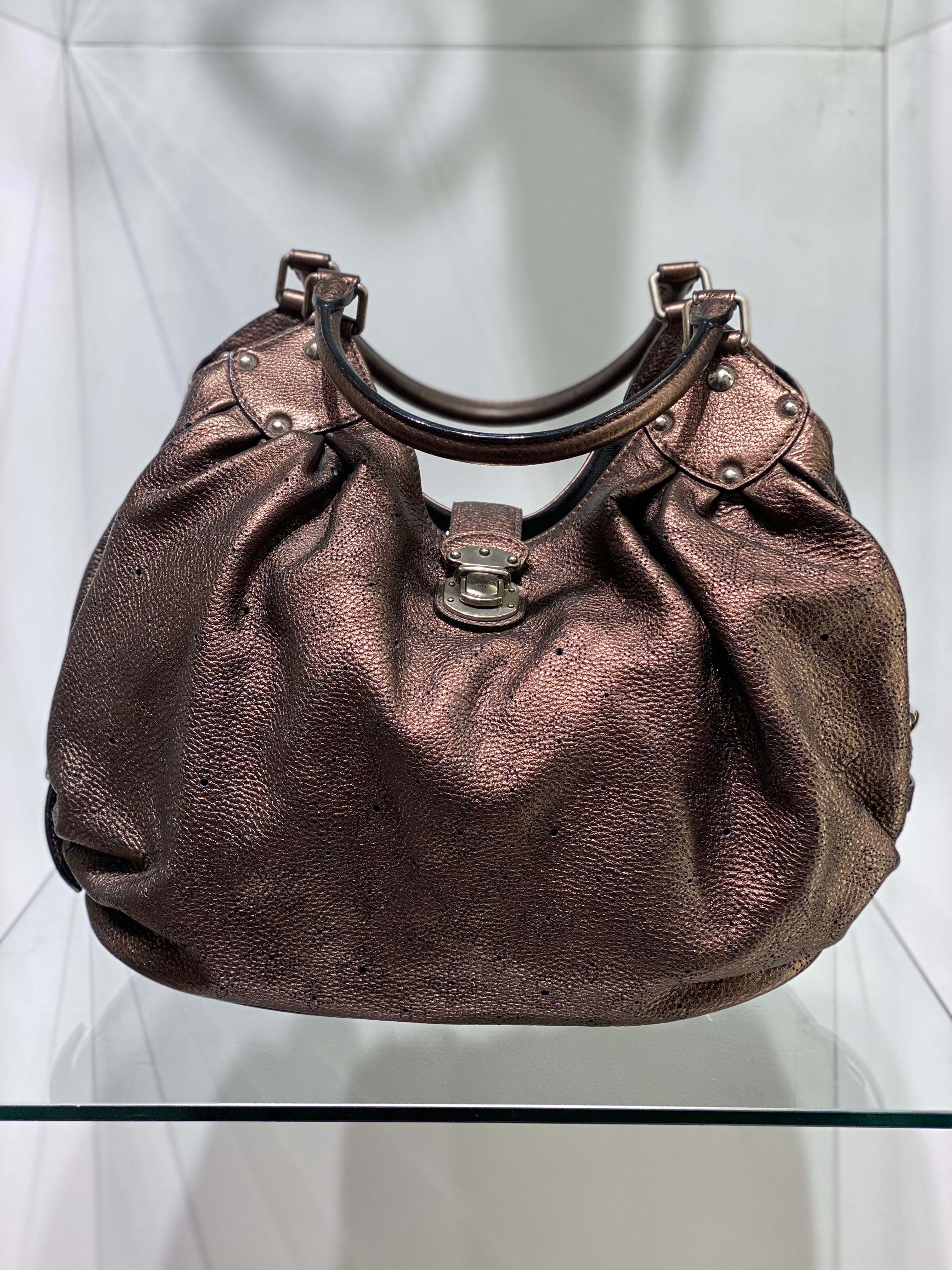 Louis Vuitton Brown Mahina Hobo Bag