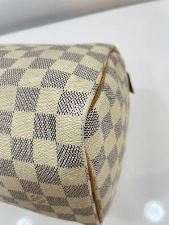 Louis Vuitton Azur Speedy 25 Bag