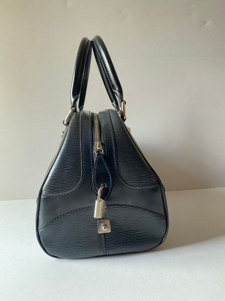 Louis Vuitton Black Bowling Montaigne PM Bag