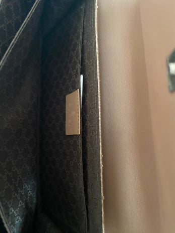 Gucci Brown Python Hobo Bag