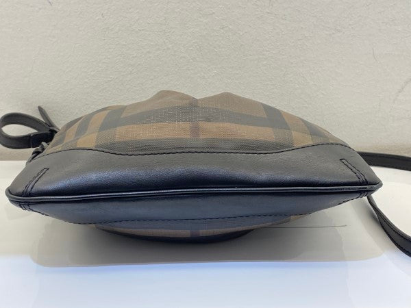 Burberry Brown House Check Crossbody Bag