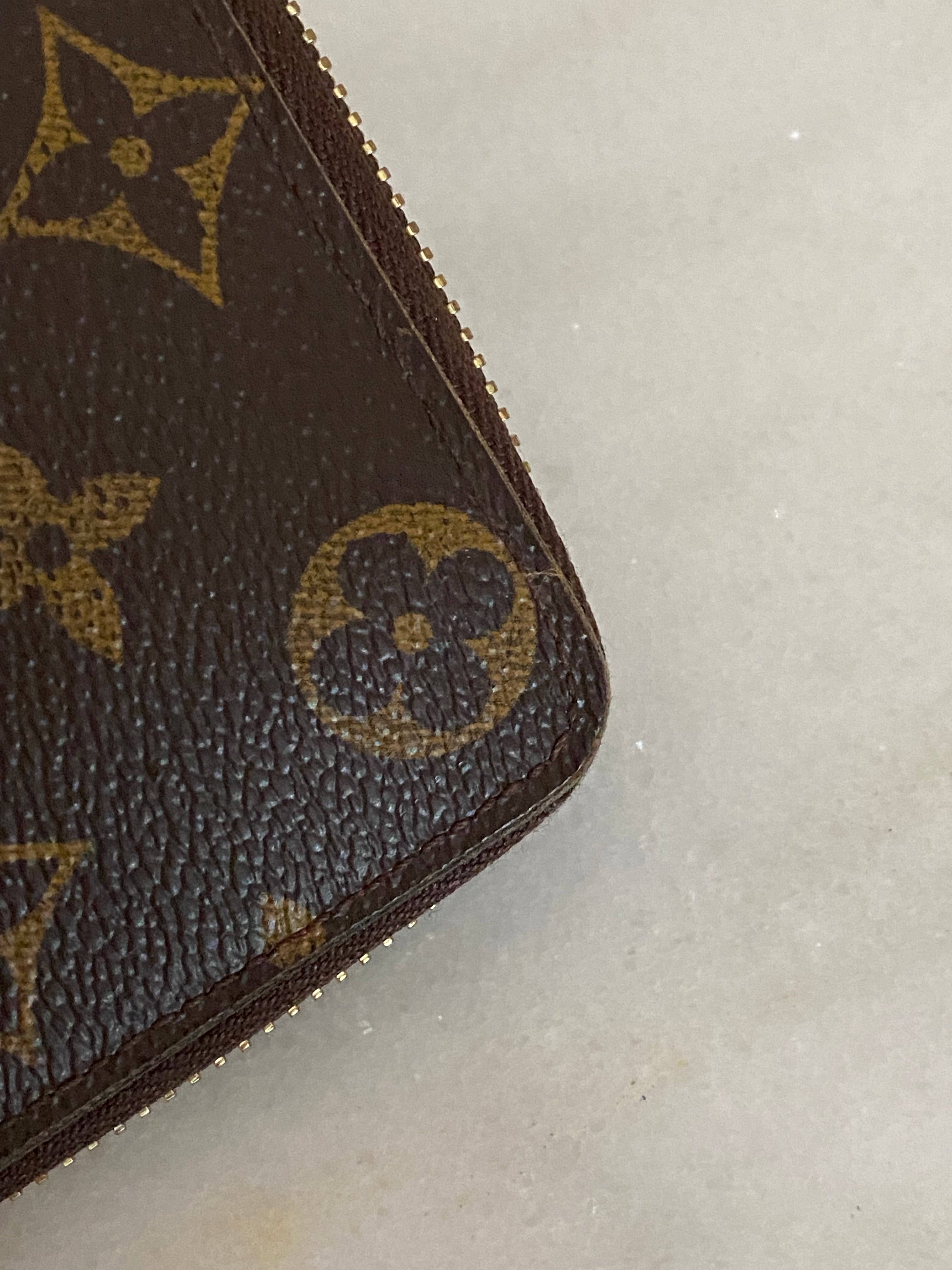 Louis Vuitton Monogram Clemence Long Zip Wallet