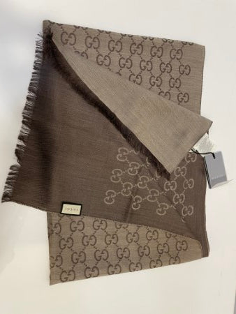 Gucci Brown GG Shawl